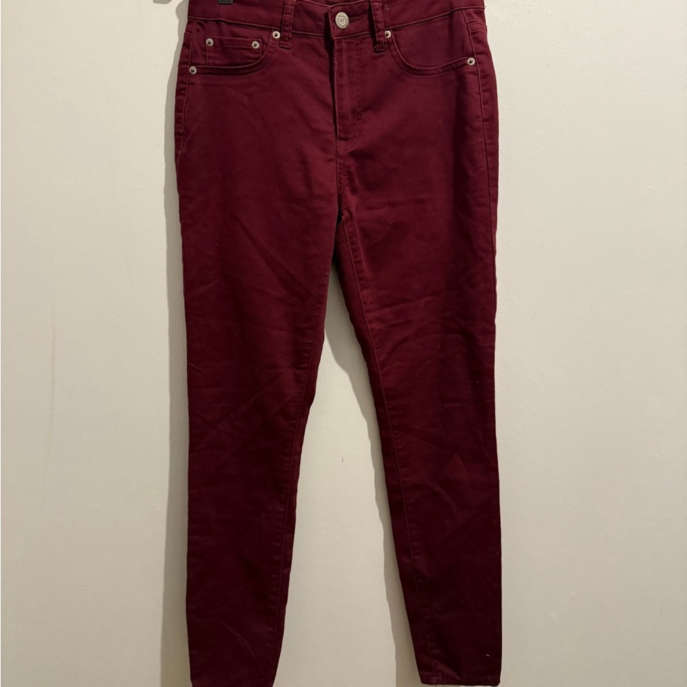 ‼️LAST CHANCE‼️ Aeropostale Maroon High-Waisted Jeggings